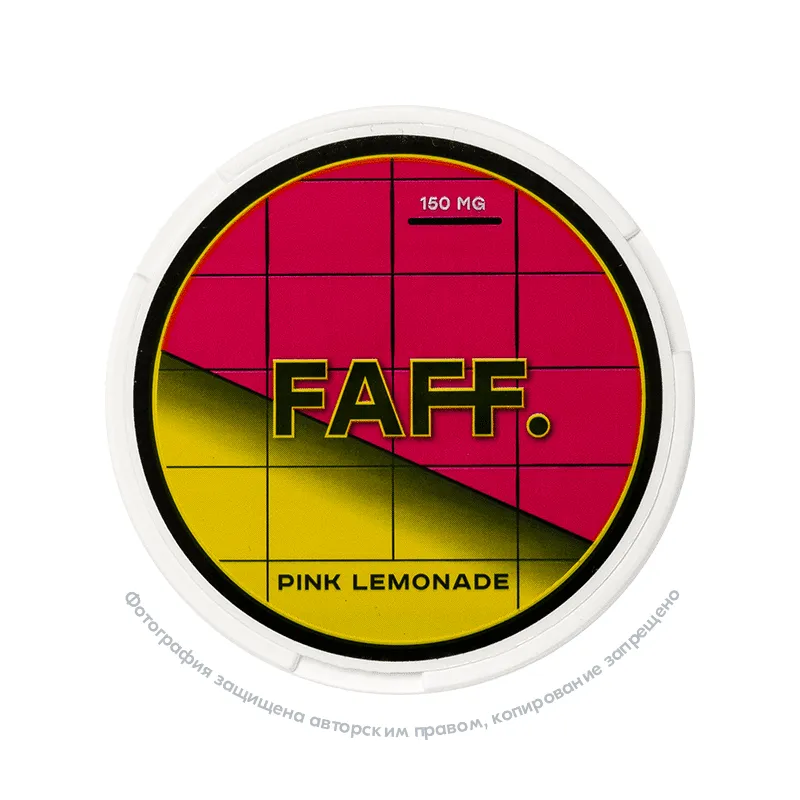 Снюс FAFF Pink Lemonade, 150 мг/г, фруктовый лимонад, slim portion