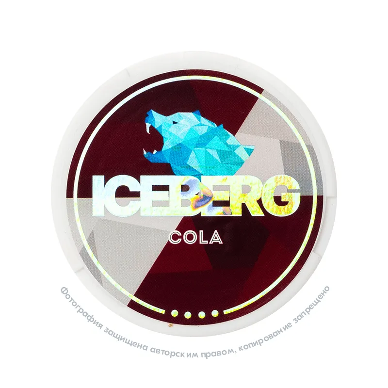 Снюс Iceberg Strong Cola, 75 мг/г, кола, slim portion