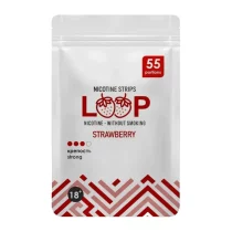 Никотиновые пластинки Loop Strawberry, 11 мг/порция, клубника, slim portion