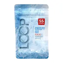 Никотиновые пластинки Loop Crispy Ice, 11 мг/порция, ментол, slim portion