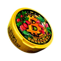 Снюс Bitcoin Wild Barberry, 150 мг/г, дикий барбарис, slim portion