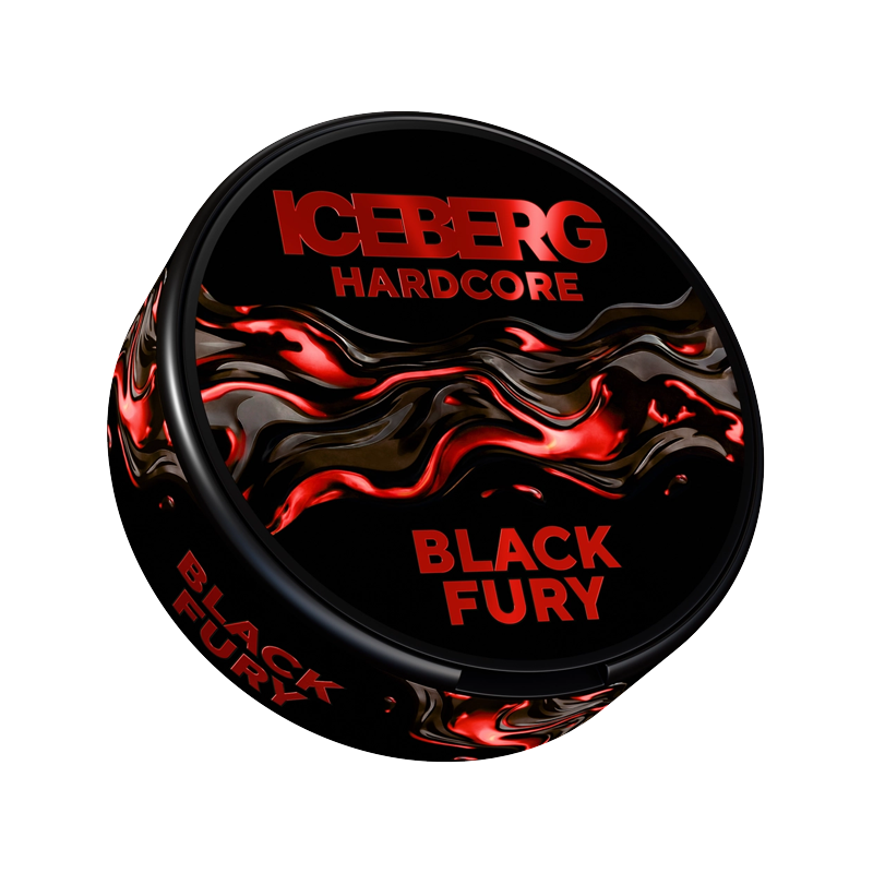 Снюс Iceberg HardCore Black Fury, 150 мг/г, микс ягод и фруктов, slim portion
