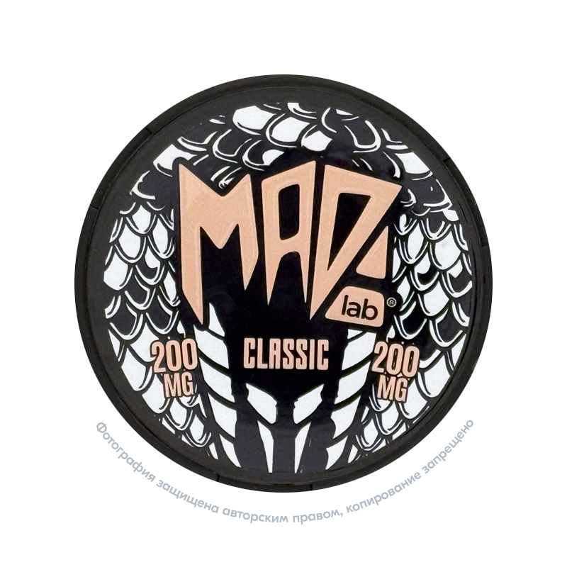 Снюс MAD Classic, 200 мг/г, мята