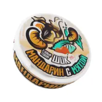 Снюс ШОК New Year Мандарин с мятой, 205 мг/г, slim portion