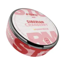 Снюс ШОК Storm Siberian Cranberry, 220 мг/г, сибирская клюква, slim portion
