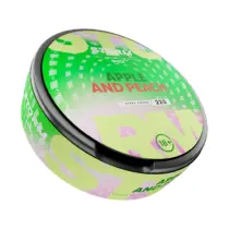 Снюс ШОК Storm Apple and Peach, 220 мг/г, яблоко и персик, slim portion
