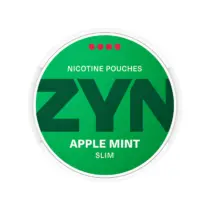 Снюс Zyn Extra Strong Apple Mint, 11 мг/порция, яблоко и мята, slim portion, white