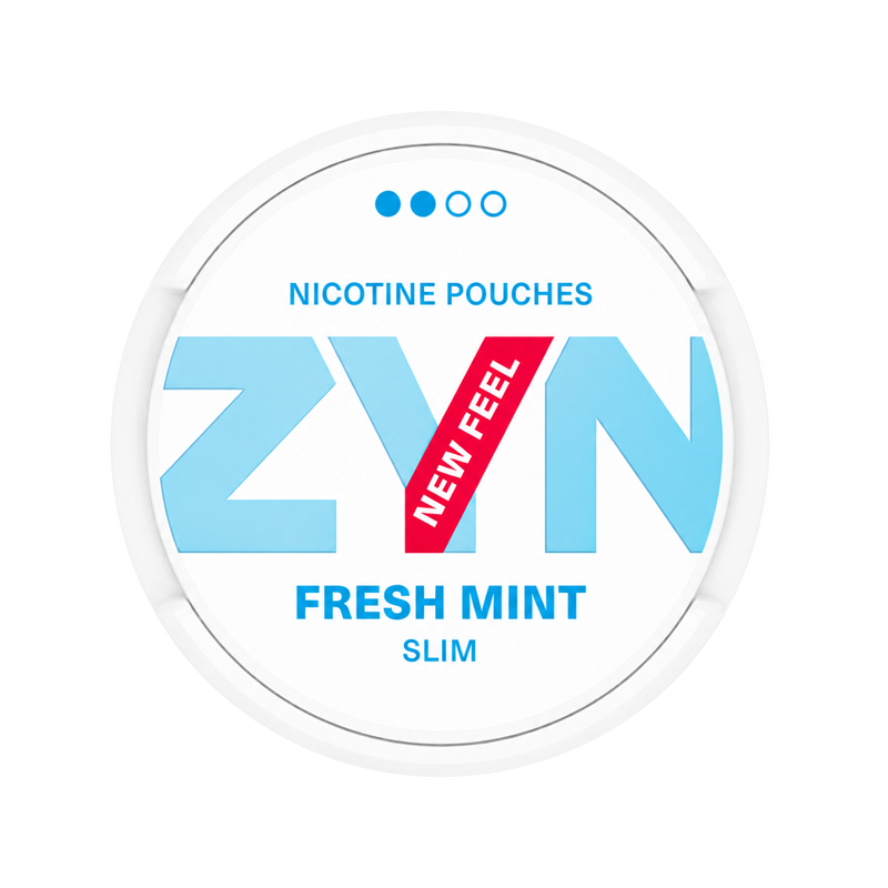 Снюс Zyn Fresh Mint, 6,5 мг/порция, свежая мята, slim portion, white